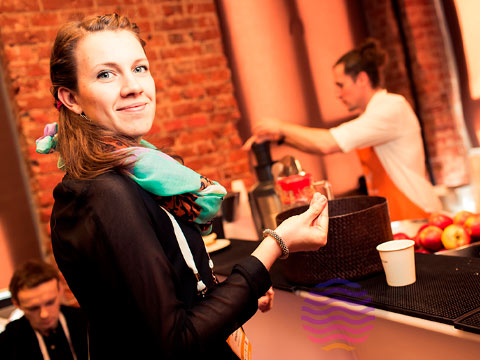 Витаминный коктейли на мероприятии